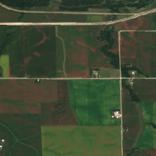 Cedar Rapids site on 2022-09-13, Sentinel-2 satellite true color