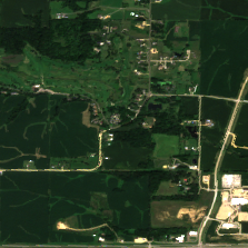 QTS Clinton Data Center Campus site on 2022-08-31, Sentinel-2 satellite true color