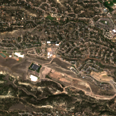 QTS Colorado Springs site on 2022-09-18, Sentinel-2 satellite true color