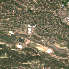 Colorado Springs site on 2025-06-21, Sentinel-2 satellite true color
