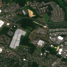 East Windsor site on 2020-08-03, Sentinel-2 satellite true color