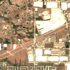 Fort Worth site on 2018-07-19, Sentinel-2 satellite true color