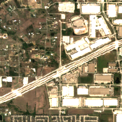 Fort Worth site on 2024-09-10, Sentinel-2 satellite true color