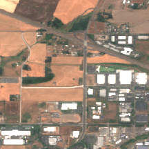 Hillsboro 1 site on 2018-08-21, Sentinel-2 satellite true color