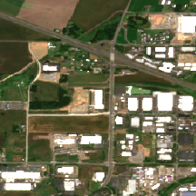 Hillsboro 1 site on 2020-06-26, Sentinel-2 satellite true color