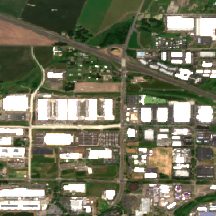 Hillsboro 1 site on 2024-06-10, Sentinel-2 satellite true color