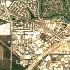 QTS Irving 1 site on 2020-08-29, Sentinel-2 satellite true color