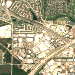 Irving site on 2025-08-08, Sentinel-2 satellite true color