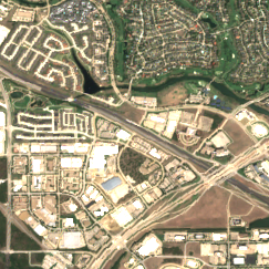 QTS Dallas-Irving Data Center (DFW1) site on 2018-08-25, Sentinel-2 satellite true color
