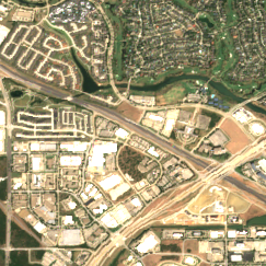 QTS Dallas-Irving Data Center (DFW1) site on 2020-08-29, Sentinel-2 satellite true color