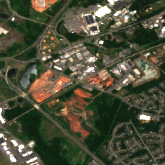 Manassas 1 site on 2018-07-08, Sentinel-2 satellite true color