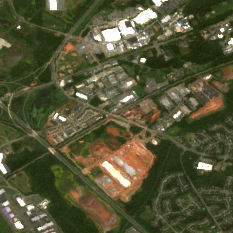 Manassas 1 site on 2020-09-15, Sentinel-2 satellite true color