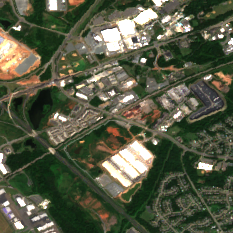 Manassas 1 site on 2022-08-13, Sentinel-2 satellite true color