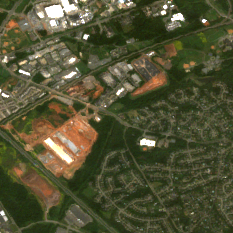 QTS Manassas DC1 site on 2020-09-15, Sentinel-2 satellite true color