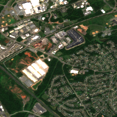 QTS Manassas DC1 site on 2022-08-13, Sentinel-2 satellite true color