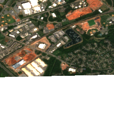 QTS Manassas DC1 site on 2024-09-09, Sentinel-2 satellite true color