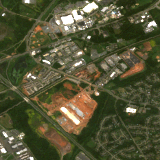 QTS Manassas DC2 site on 2020-09-15, Sentinel-2 satellite true color