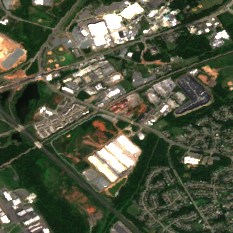 QTS Manassas DC2 site on 2022-08-13, Sentinel-2 satellite true color