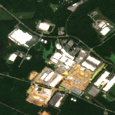 QTS Richmond 1 site on 2024-08-27, Sentinel-2 satellite true color