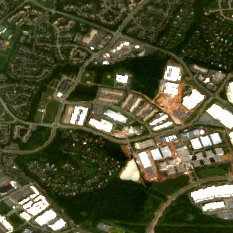 SDC Ashburn site on 2020-09-15, Sentinel-2 satellite true color
