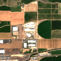 SDC Quincy site on 2020-07-28, Sentinel-2 satellite true color