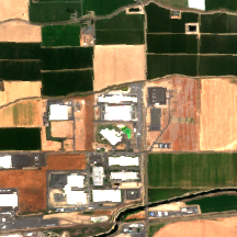 SDC Quincy site on 2025-08-11, Sentinel-2 satellite true color