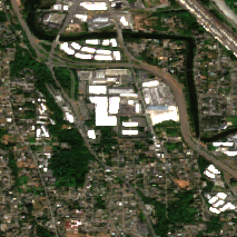 SDC Seattle site on 2020-08-15, Sentinel-2 satellite true color