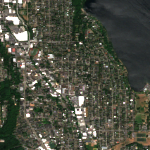 SDC Seattle site on 2024-07-13, Sentinel-2 satellite true color