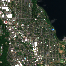 SDC Seattle site on 2025-06-08, Sentinel-2 satellite true color