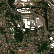 SDC Seattle site on 2022-08-08, Sentinel-2 satellite true color