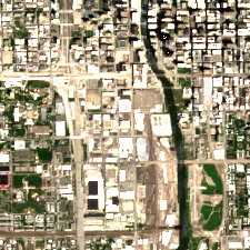 CH1 site on 2020-06-14, Sentinel-2 satellite true color