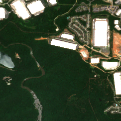 ATL02 (Lithia Springs) site on 2024-05-28, Sentinel-2 satellite true color