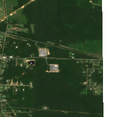 STACK Caddo Parish Data Center Campus site on 2024-07-16, Sentinel-2 satellite true color