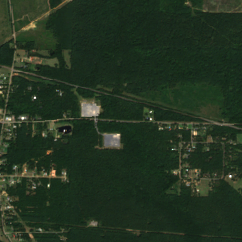 STACK Caddo Parish Data Center Campus site on 2025-09-09, Sentinel-2 satellite true color