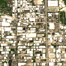 CHI01 (Elk Grove Village) site on 2020-06-14, Sentinel-2 satellite true color