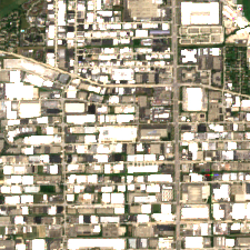 CHI01 (Elk Grove Village) site on 2022-07-09, Sentinel-2 satellite true color