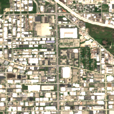 CHI02 (Elk Grove Village) site on 2018-05-16, Sentinel-2 satellite true color