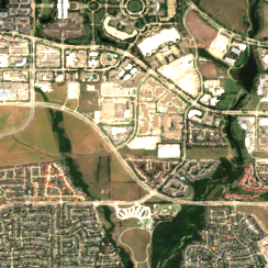 DFW01 (Plano) site on 2020-08-19, Sentinel-2 satellite true color