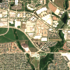 DFW01 (Plano) site on 2022-06-20, Sentinel-2 satellite true color