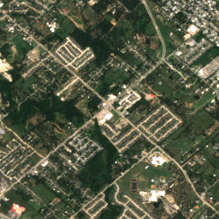DFW02 (Lancaster) site on 2025-09-10, Sentinel-2 satellite true color