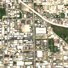 STACK Elk Grove Village site on 2018-05-16, Sentinel-2 satellite true color