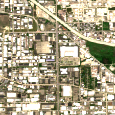 STACK Elk Grove Village site on 2020-06-14, Sentinel-2 satellite true color