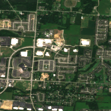 NAL01 (New Albany) site on 2025-08-01, Sentinel-2 satellite true color
