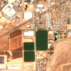 PHX01 (Avondale) site on 2020-09-09, Sentinel-2 satellite true color