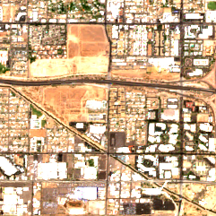 PHX02 (Central Phoenix) site on 2020-05-24, Sentinel-2 satellite true color