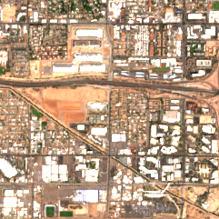 PHX02 (Central Phoenix) site on 2024-09-13, Sentinel-2 satellite true color
