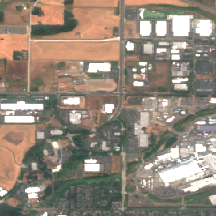POR01 (Hillsboro) site on 2018-08-21, Sentinel-2 satellite true color