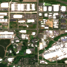 POR01 (Hillsboro) site on 2024-06-10, Sentinel-2 satellite true color