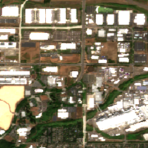 POR01 (Hillsboro) site on 2025-08-21, Sentinel-2 satellite true color