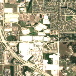 Stream Dallas DFWA1 (Garland) site on 2024-06-14, Sentinel-2 satellite true color